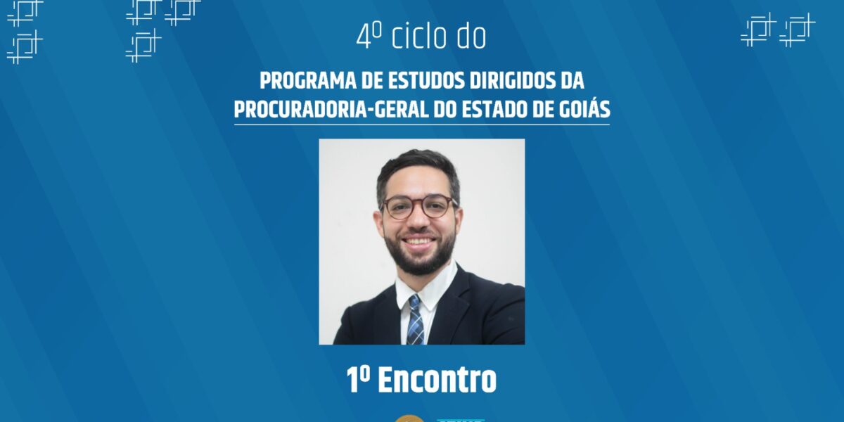 Inscrições abertas para o 1º encontro do Programa de Estudos Dirigidos