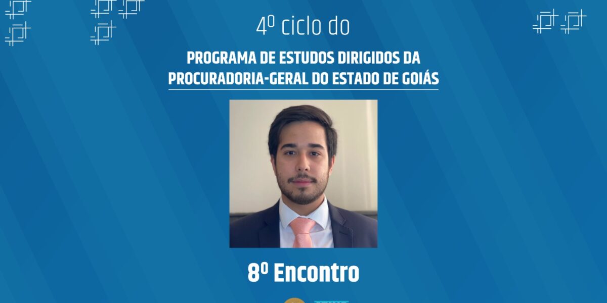 Inscrições abertas para o 8º encontro do Programa de Estudos Dirigidos