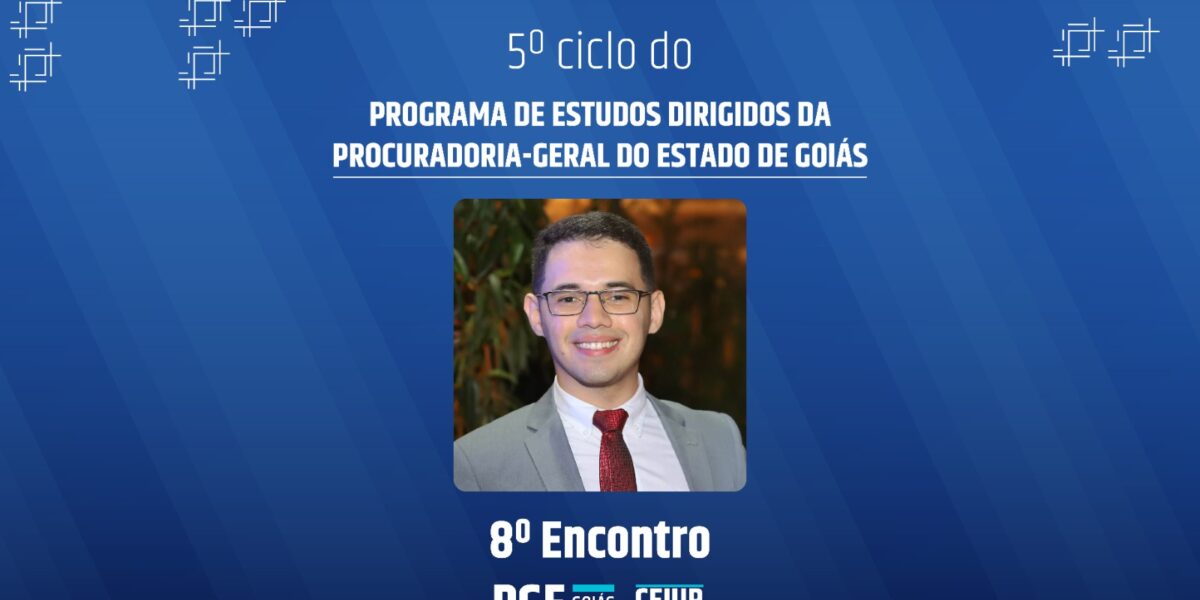 Programa de Estudos Dirigidos: inscrições abertas para o 8º encontro