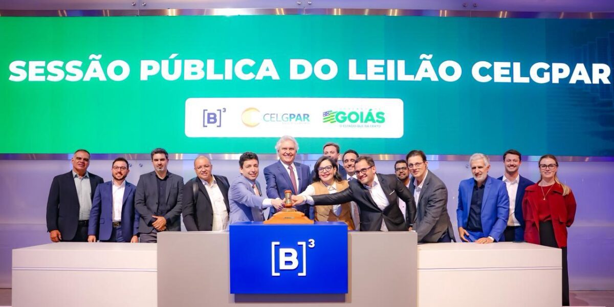 Com importante atuação da PGE, CelgPar é leiloada por mais de R$ 227 milhões, valor acima da expectativa