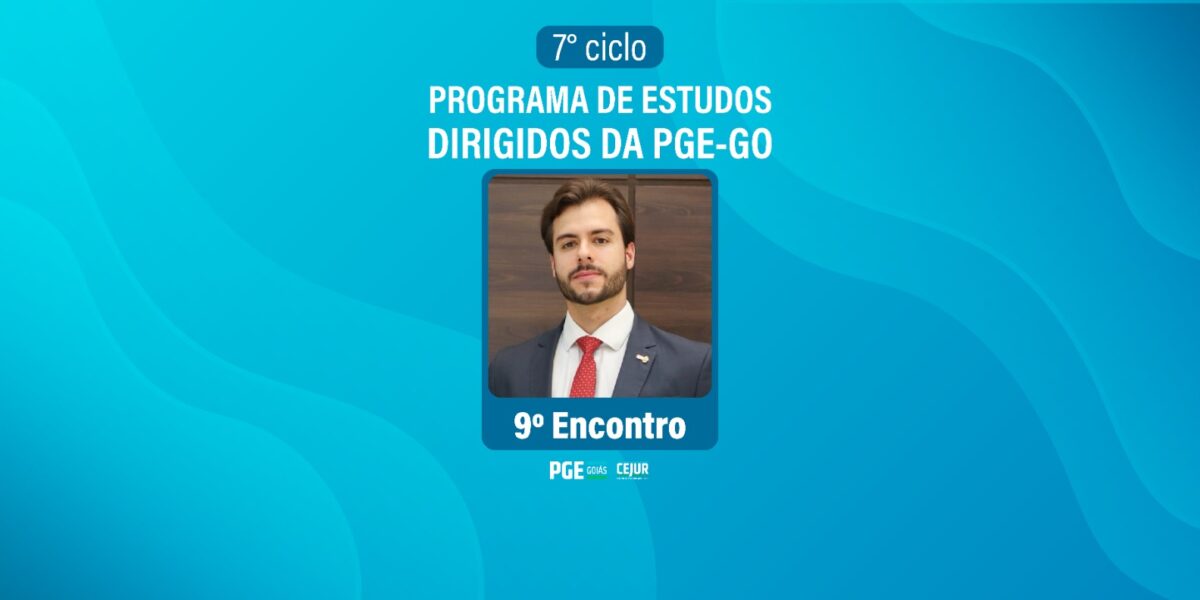 Programa de Estudos Dirigidos: inscrições abertas para o 9º encontro