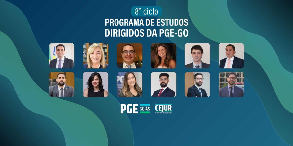 PGE-GO promove o 8º ciclo do Programa de Estudos Dirigidos
