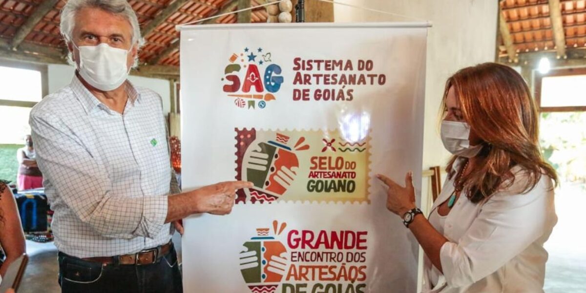 Ronaldo e Gracinha Caiado apresentam Sistema do Artesanato de Goiás, em Olhos d´Água