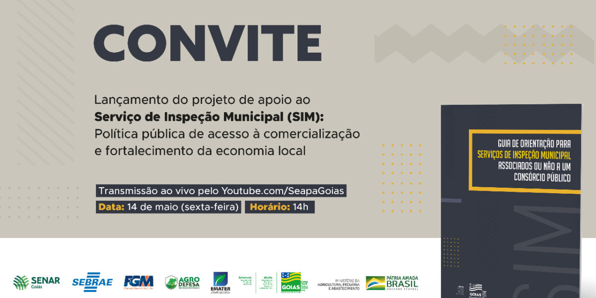 Governo de Goiás lança apoio à adesão ao Sistema de Inspeção Municipal (SIM)