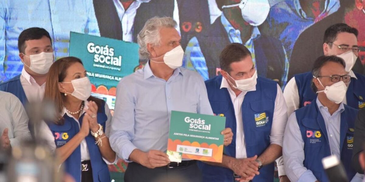 Governador Ronaldo Caiado e primeira-dama, Gracinha Caiado, lançam Goiás Social, programa de ajuda a famílias em situação de vulnerabilidade em todas regiões do Estado
