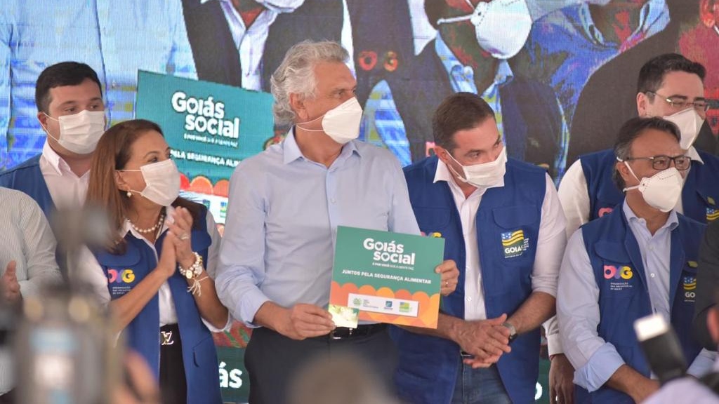 Governador Ronaldo Caiado e primeira-dama, Gracinha Caiado, lançam Goiás Social, programa de ajuda a famílias em situação de vulnerabilidade em todas regiões do Estado