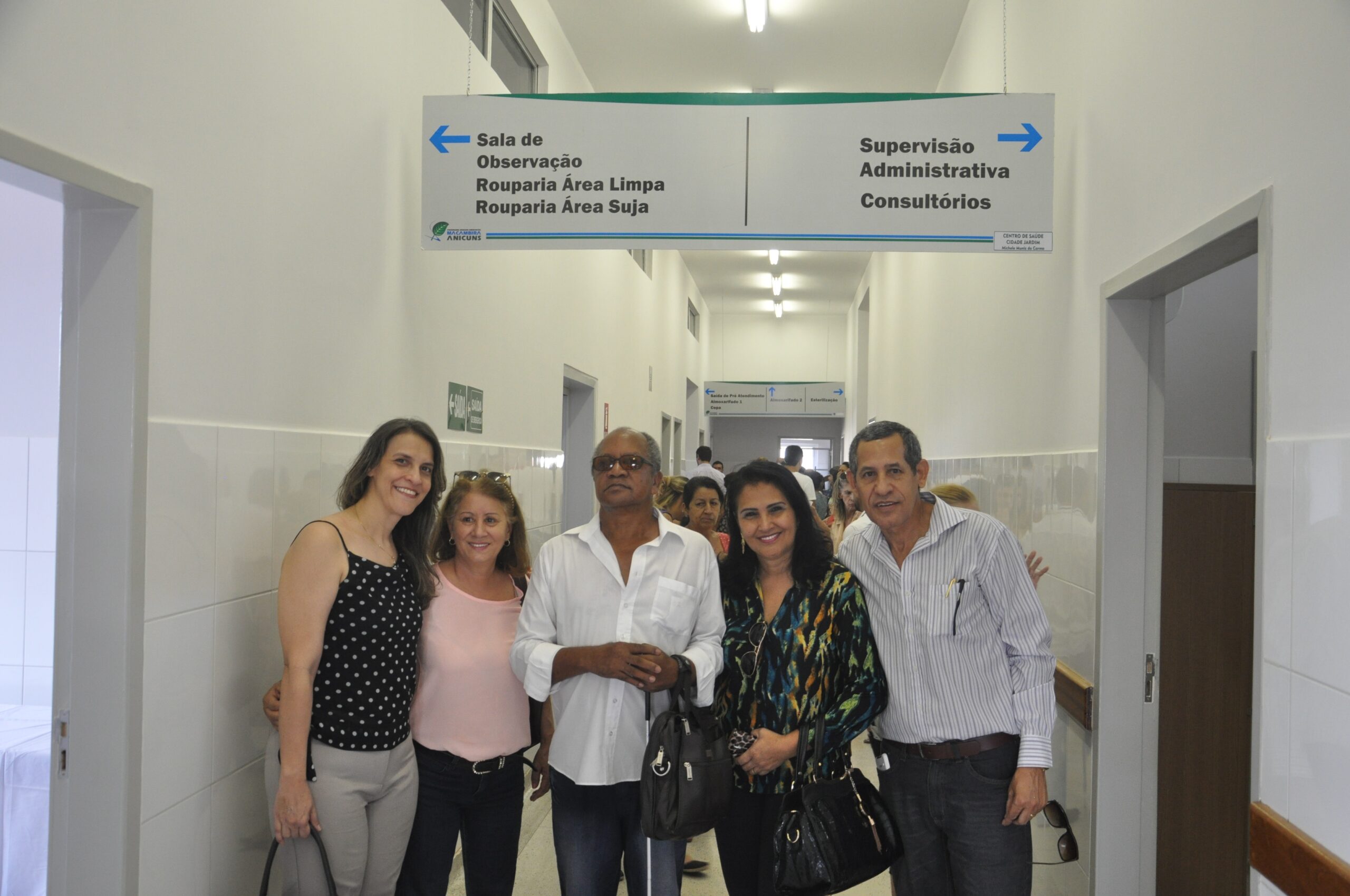 O Presidente do Conselho Estadual de Saúde participa da Inauguração  do Centro de Saúde da Família Cidade Jardim Michele Muniz