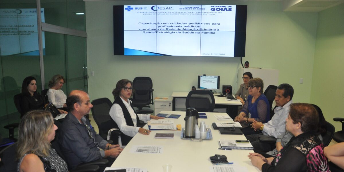 O Conselho Estadual de Saúde Goiás é parceiro a Capacitação em cuidados pediátricos para profissionais médicos que atuam na Rede de Atenção Primária à Saúde/Estratégia de Saúde da Família