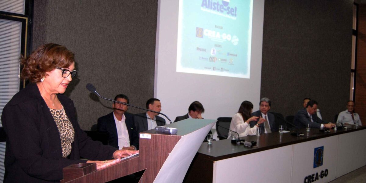 Dra. Irani Ribeiro representa o Governador no lançamento da campanha de combate ao  Aedes aegypti criada pelo Crea-Go