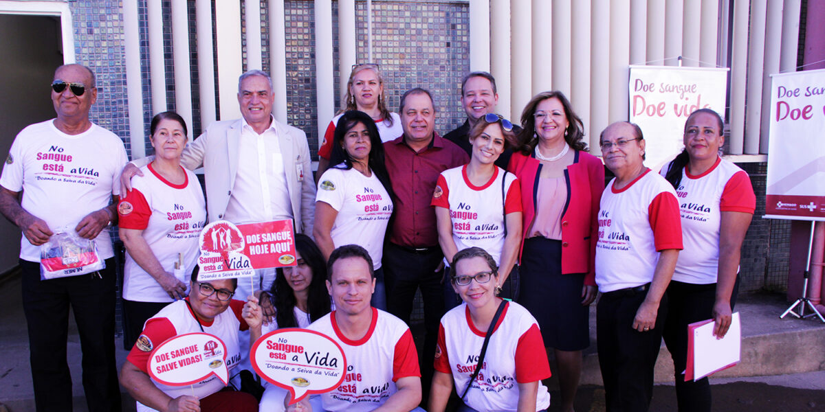 Dia mundial do doador de sangue é comemorado em Goiás