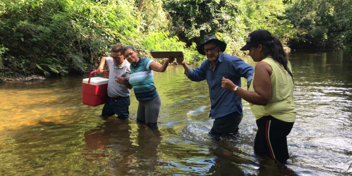 Saúde vacina comunidades quilombolas em Goiás