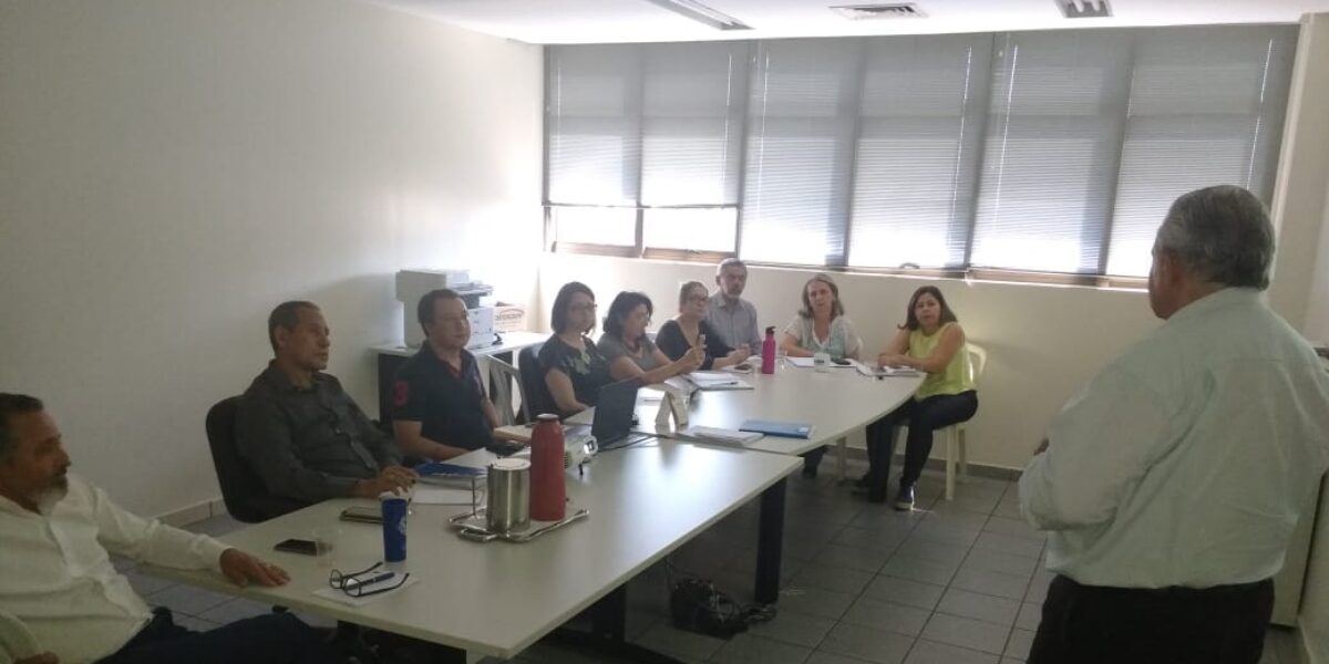 Mesa diretora e equipe técnica discutem planejamento estratégico do Conselho Estadual de Saúde de Goiás