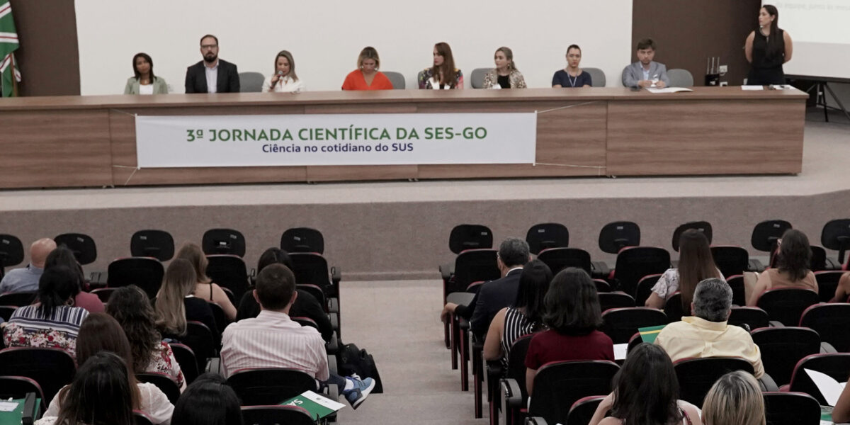 III Jornada Científica da SES lota auditório da Escola de Saúde de Goiás