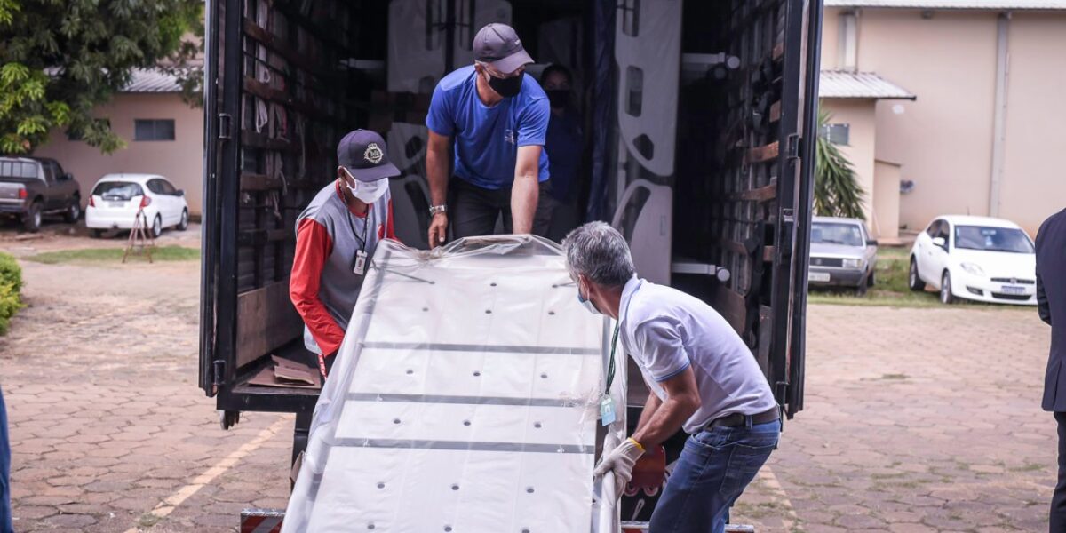 SES recebe doação da BRK Ambiental de equipamentos para UTIs