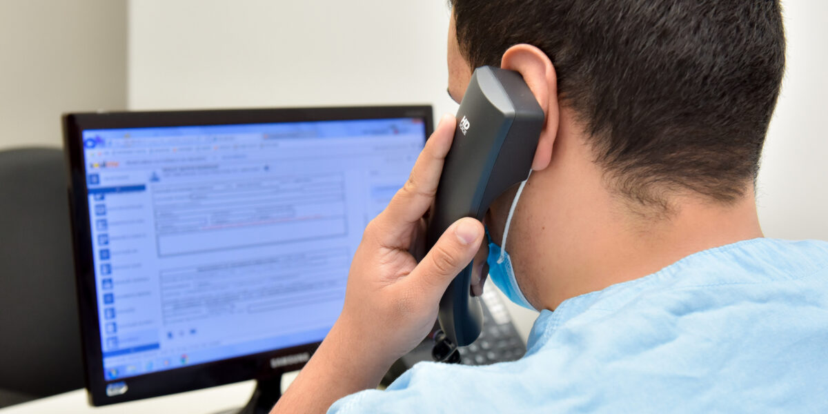 Hugol realiza teleorientações com pacientes ambulatoriais