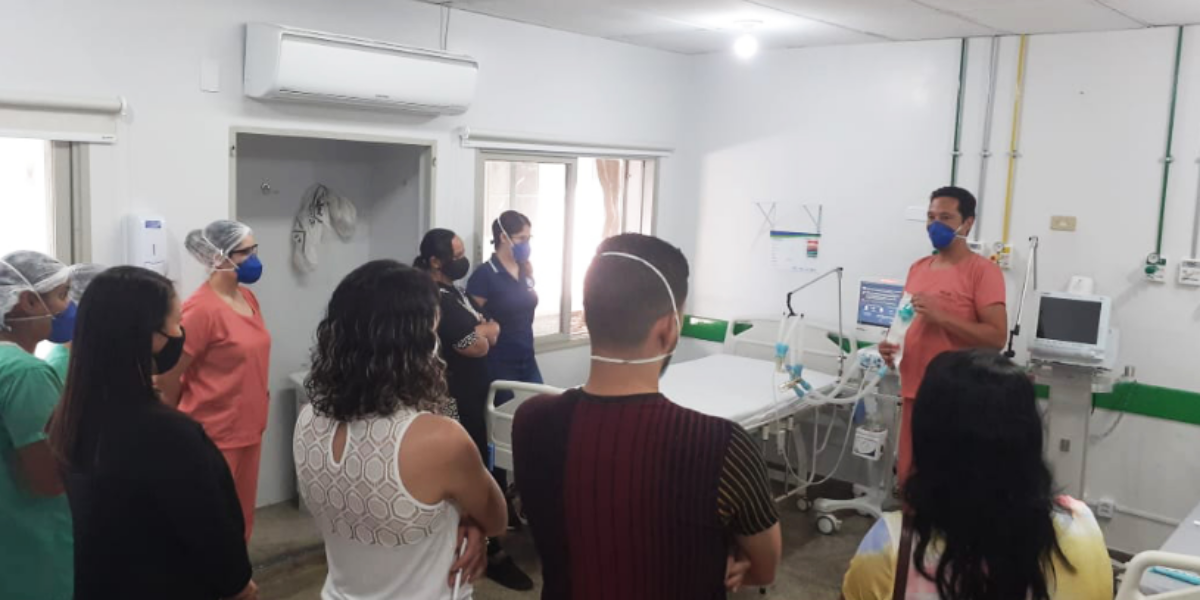 Heja prepara equipe para atuar na UTI dedicada aos pacientes com Covid-19