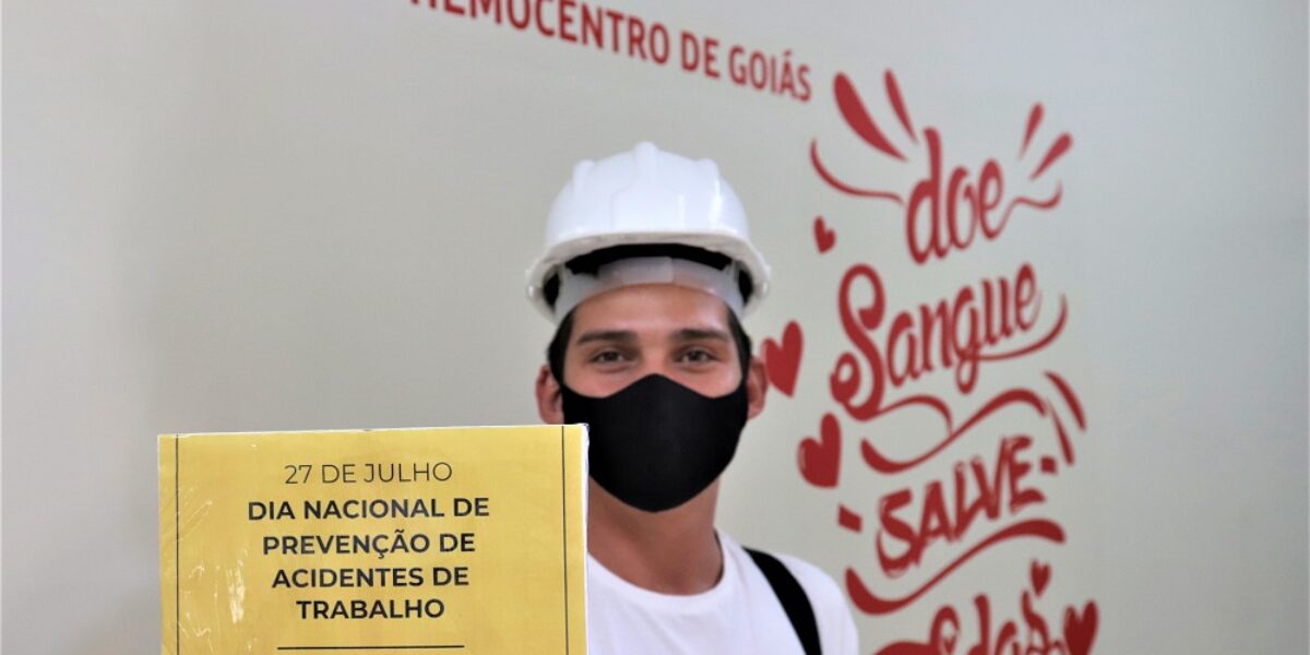 Hemocentro realiza ações pelo Dia Nacional de Prevenção de Acidentes de Trabalho