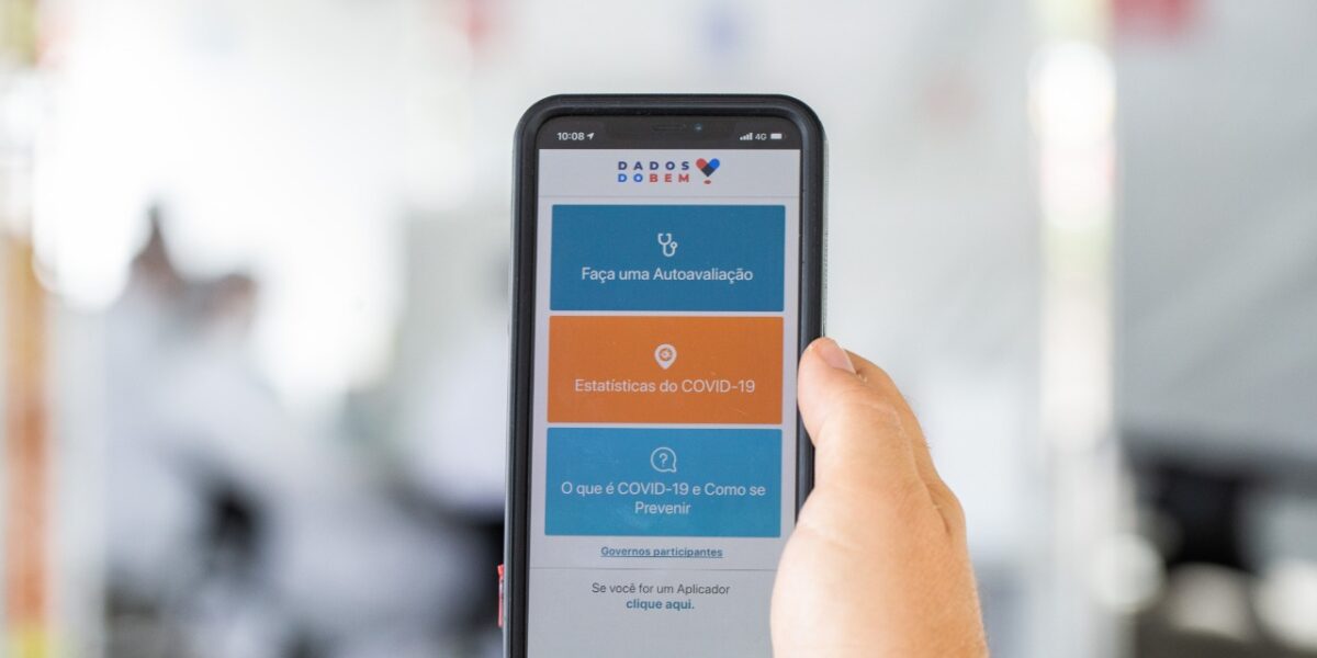 Dados do Bem: aplicativo permitirá monitoramento de pacientes com Covid-19 em Goiás