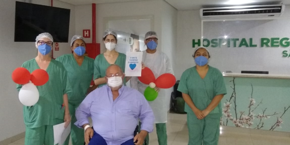 Mais 7 vencem Covid-19 e recebem alta do Hospital Regional de Itumbiara