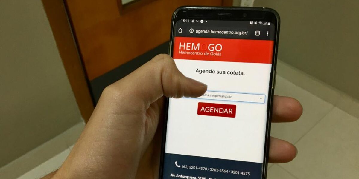 Serviço de agendamento da Hemorrede ultrapassa 10 mil atendimentos 