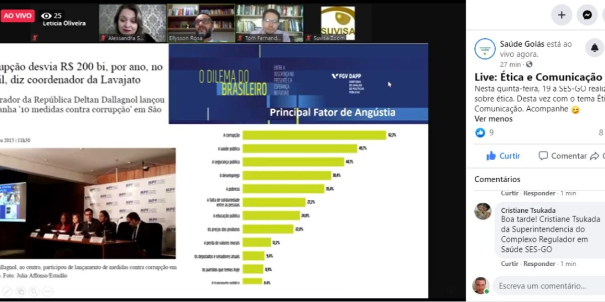 Saúde estadual debate ética na comunicação