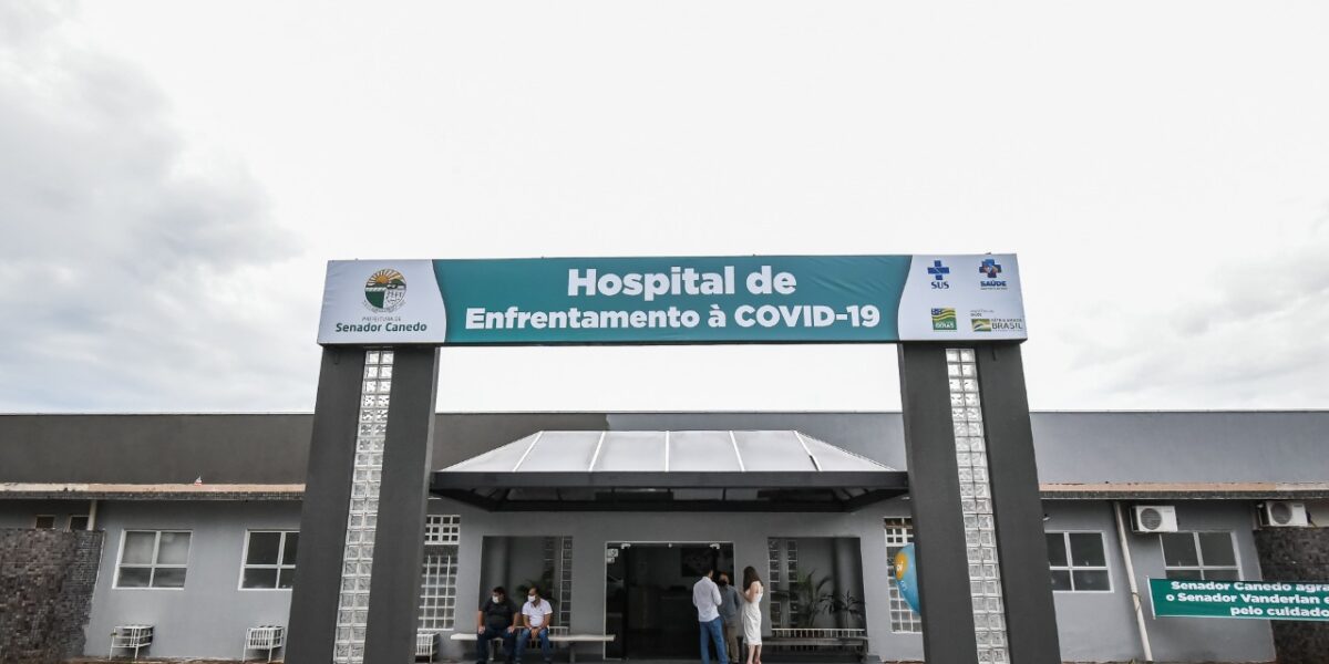 Governador entrega 31 leitos para tratamento de pacientes com Covid-19, em Senador Canedo