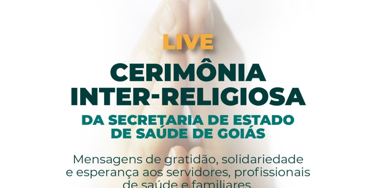 SES promove culto ecumênico pela luta contra pandemia