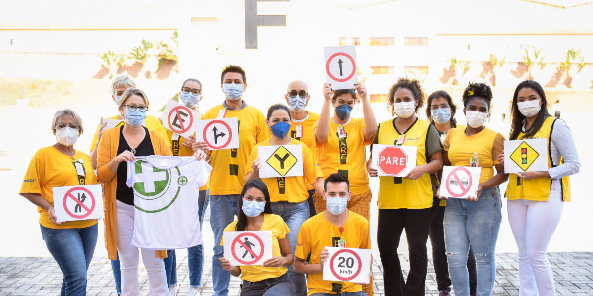 Hugol realiza Dia D de conscientização no trânsito pelo no Maio Amarelo