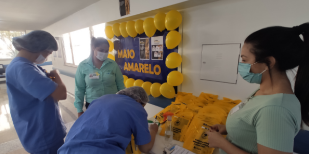 Campanha Maio Amarelo é lembrada no Huapa