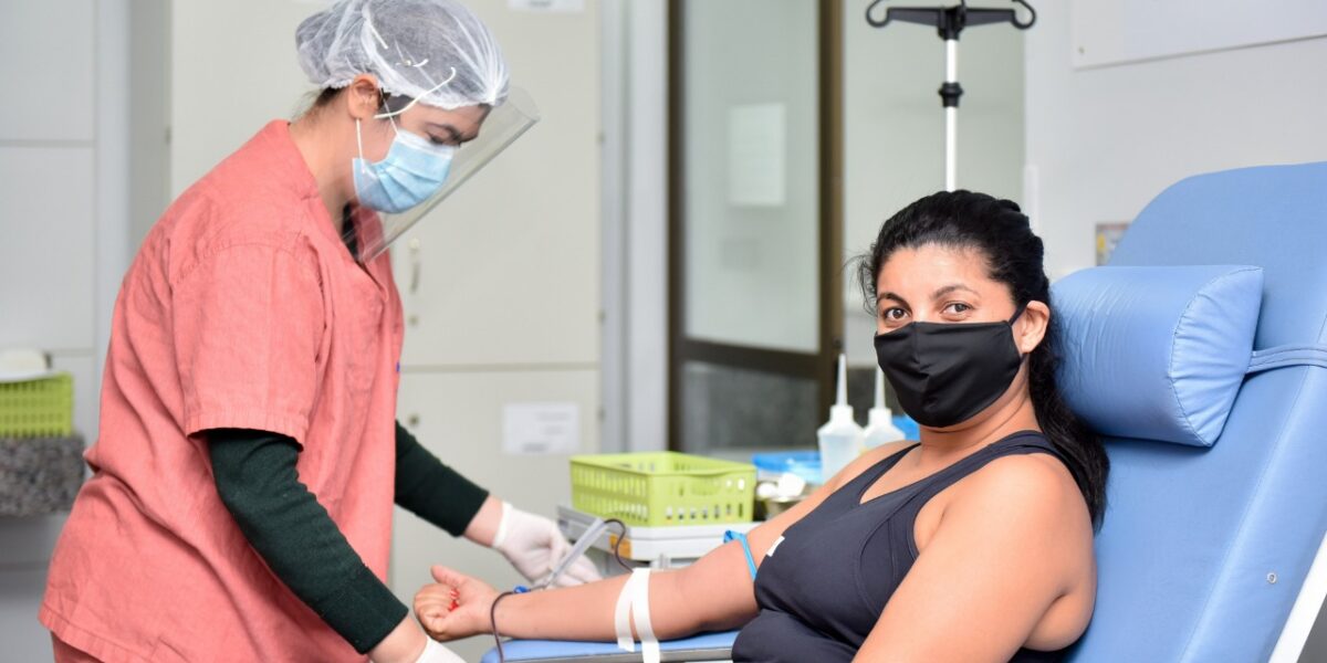 Banco de Sangue do Hugol necessita de doadores, escassos na pandemia