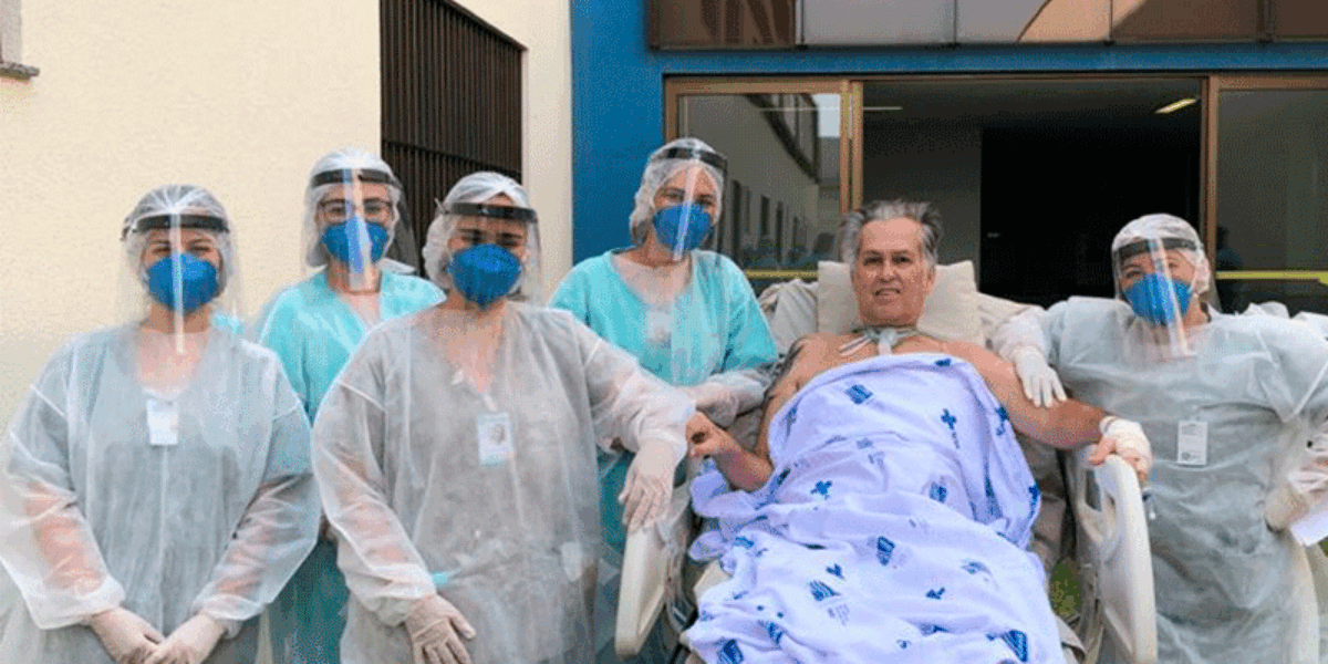 Pacientes do HCN tomam banho de sol