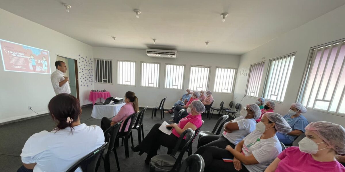 Hospital Estadual de Formosa realiza palestra em ações sobre Outubro Rosa