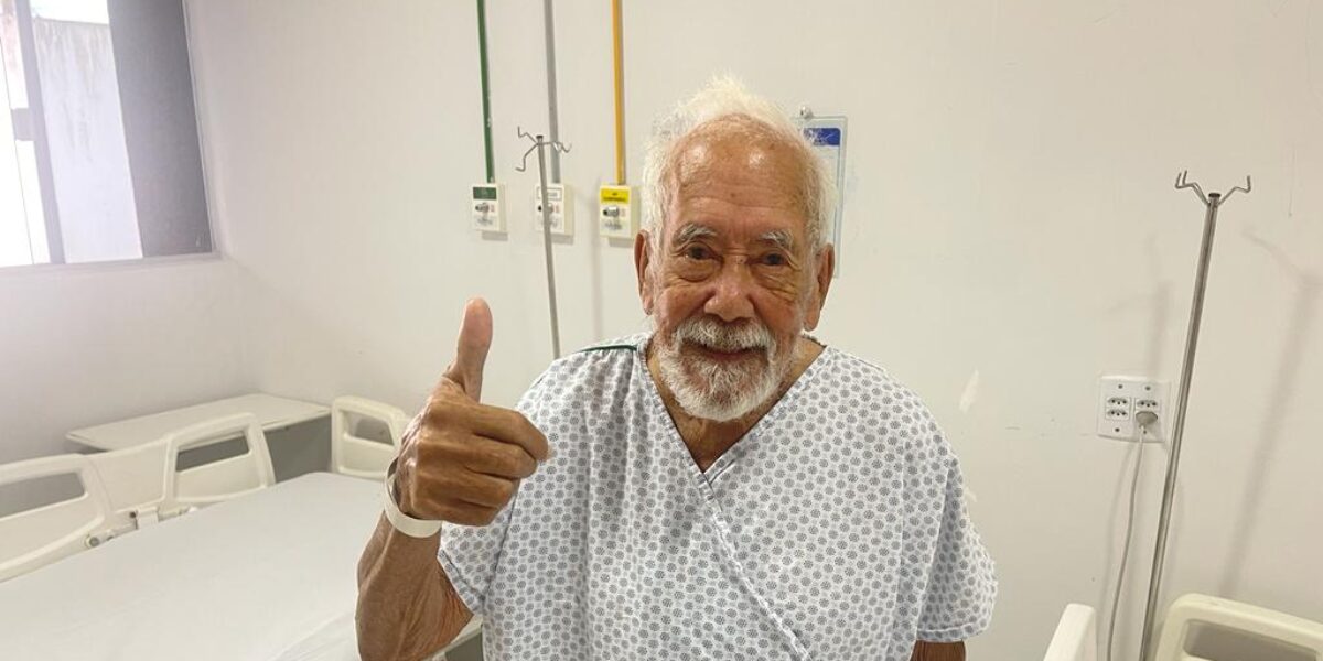 Homem mais velho de Goiás, “Terror do INSS”, vence dengue no Ceap-Sol