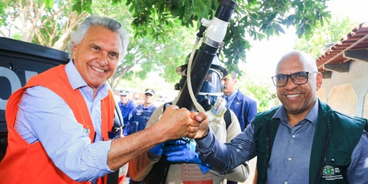 Governador Ronaldo Caiado participa do Dia D de Combate ao Aedes aegypti