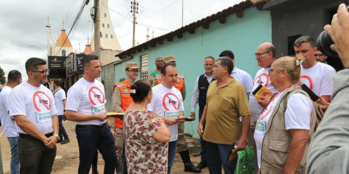 Saúde promove ação contra dengue em Ouvidor e Valparaíso de Goiás