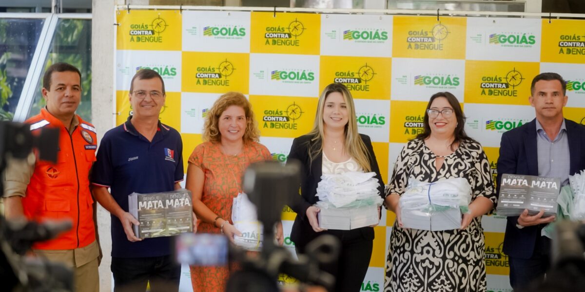 Governo de Goiás entrega material a municípios para reforçar as ações de combate à dengue