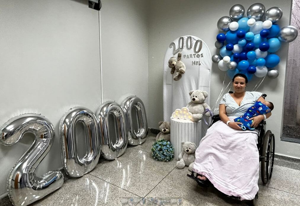 Hospital Estadual de Luziânia celebra marca de 2 mil nascimentos em sua maternidade