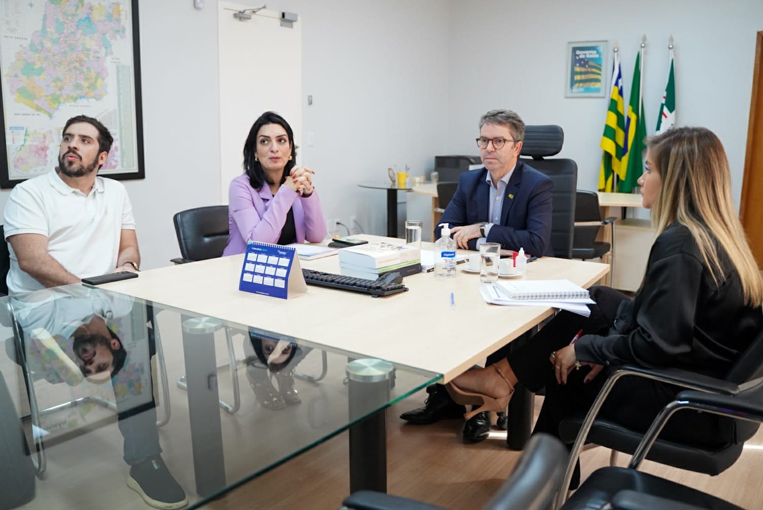 Reunião com a superintendente da Mulher em Goiás, Mariana Gidrão – 17/04/2024