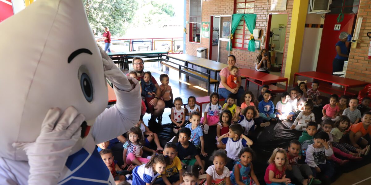 Zé Gotinha visita os Cmeis Raimundo Lisboa Pereira e Alto da Glória – 07/06/2024