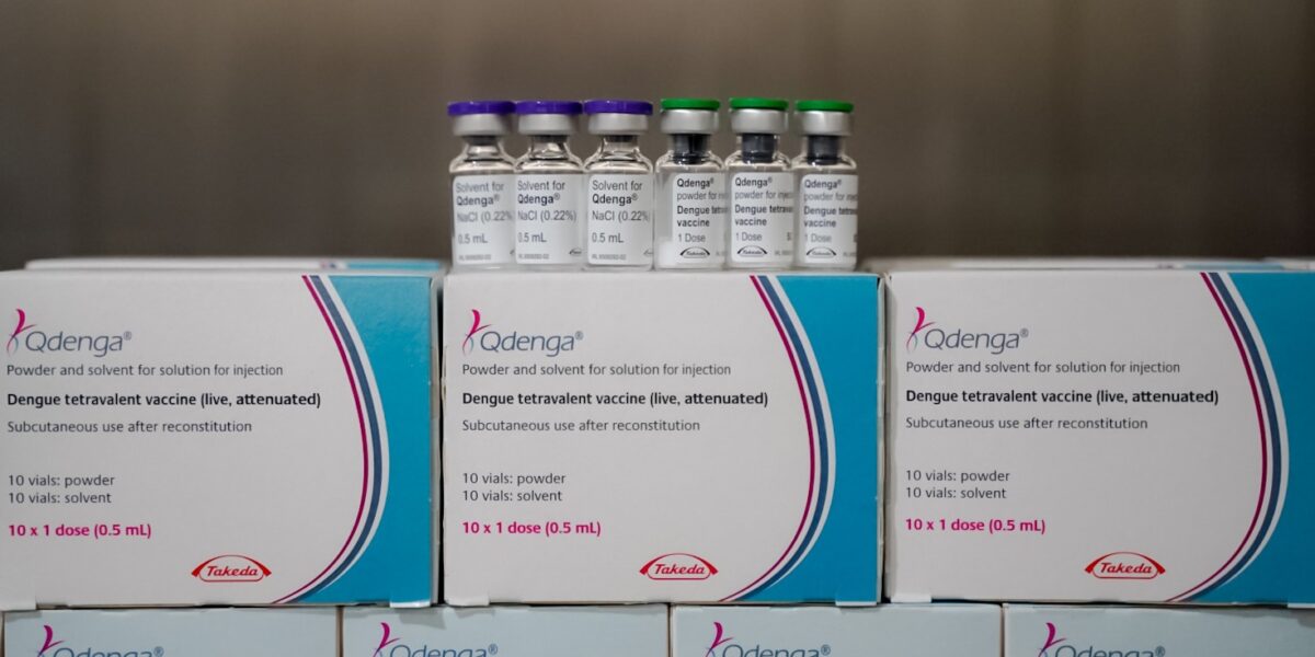 Em Goiás, mais de 120 mil pessoas ainda não completaram esquema de vacinação contra dengue