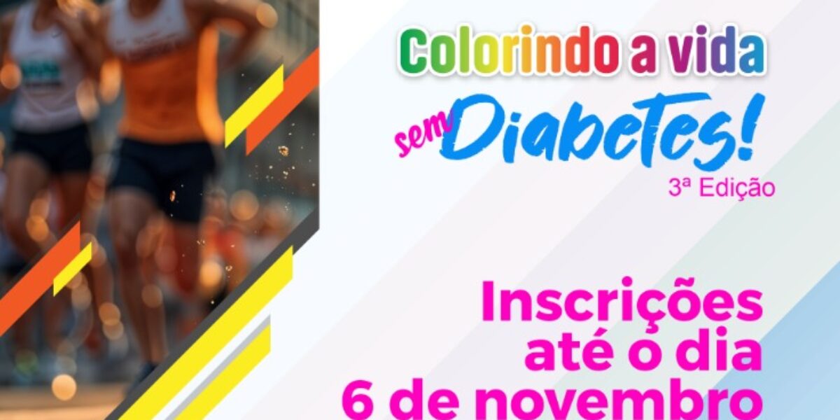 ​Goiânia recebe terceira edição da corrida Colorindo a Vida sem Diabetes, do HGG