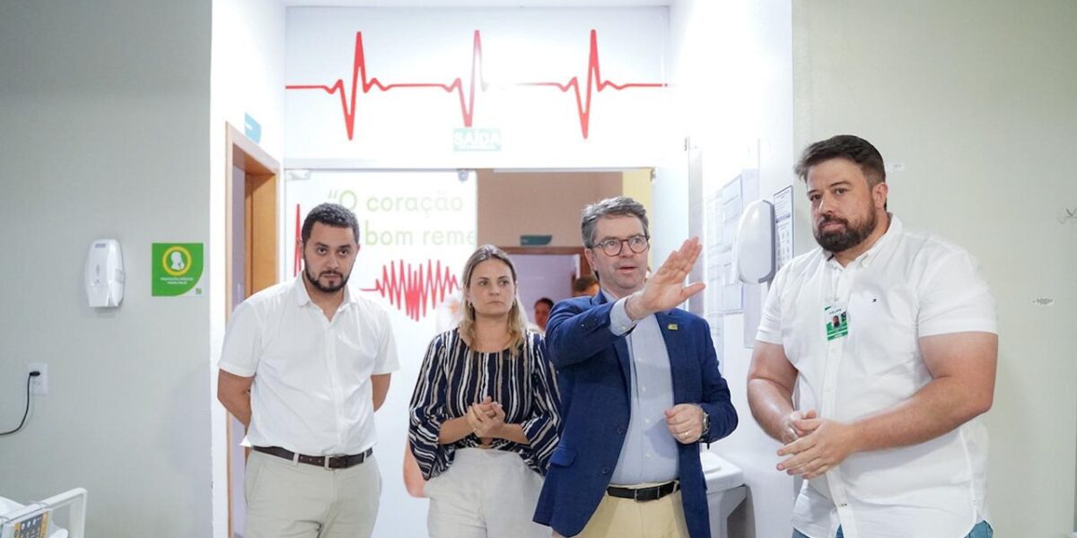 Secretário de Estado da Saúde de Goiás, em visita à São Luís de Montes Belos (Policlínica, prefeitura e Hospital Estadual) no dia  – 21/11/24