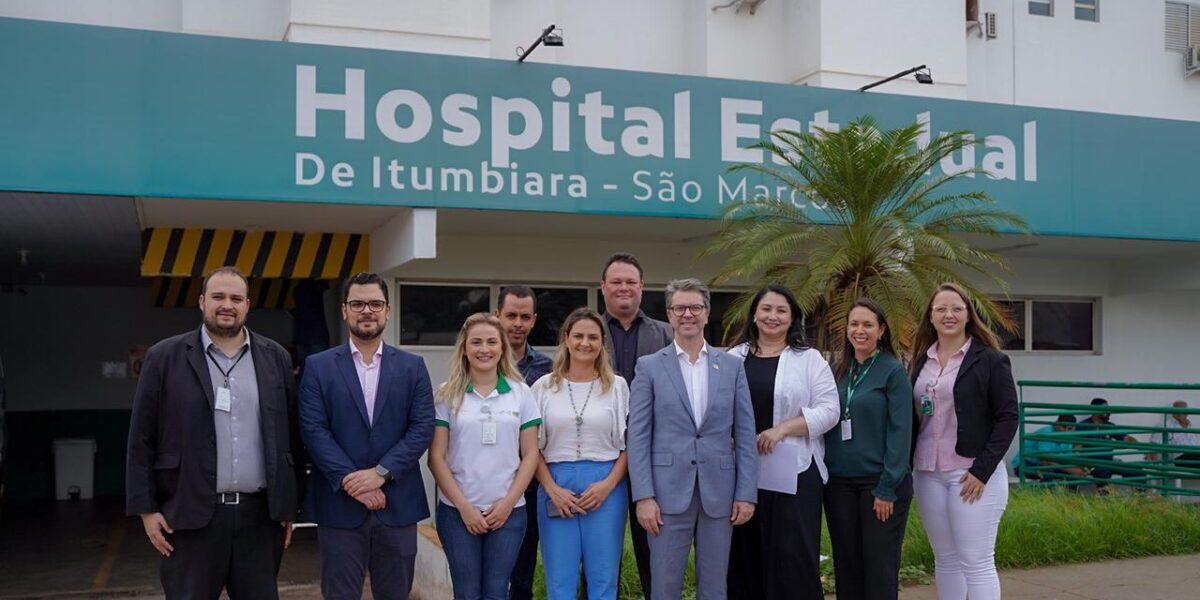 Secretário de Estado da Saúde de Goiás, em visita à Itumbiara (prefeitura e hospital estadual) no dia – 22/11/2024