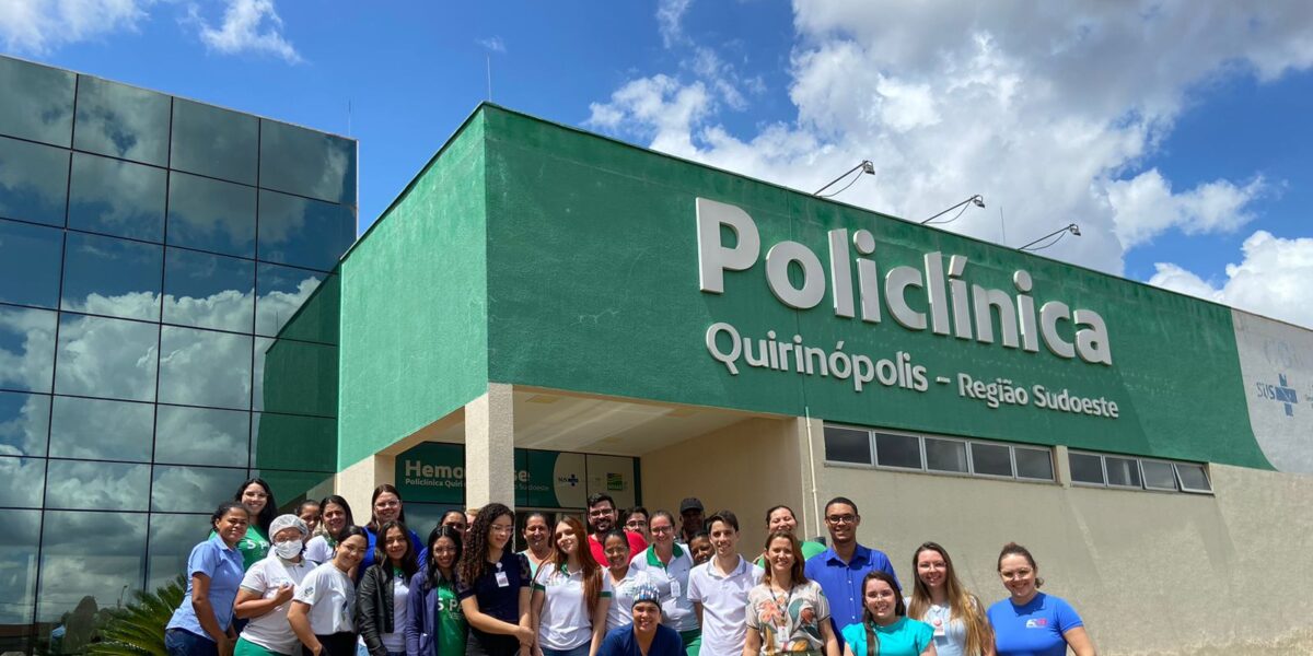 Policlínica de Quirinópolis realiza palestra no Dia D da campanha Goiás Veste Azul