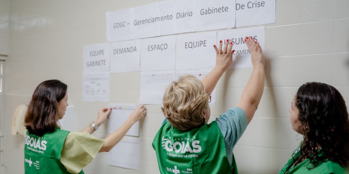 Governo de Goiás conclui instalação de Gabinetes de Crise em 13 unidades de saúde de Goiânia