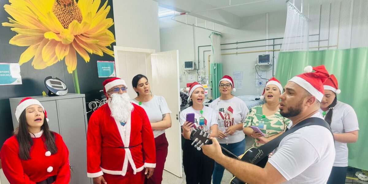 Cantata de Natal leva emoção e solidariedade ao Hospital Estadual de Luziânia