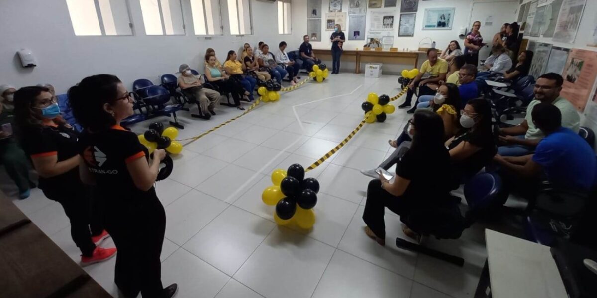 Hospital Estadual da Mulher promove ação educativa contra álcool e direção