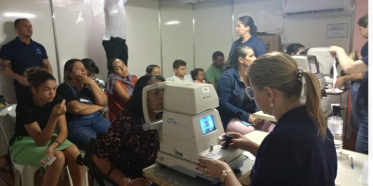 SES realiza mais de 1,2 mil atendimentos de saúde no Goiás Social em Niquelândia