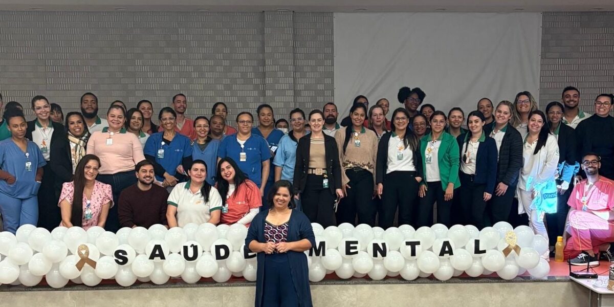 Hospital Estadual de Águas Lindas debate Saúde Mental no Trabalho