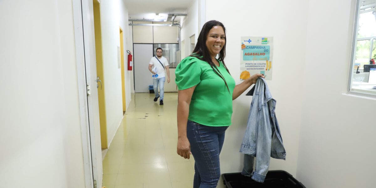 SES adere à campanha de doação de agasalhos Aquecendo Vidas, do Goiás Social -30/04/2025